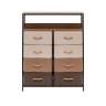 Комод Leset Локи 8 ящ. с полкой Коричневый Бежевый, светло-коричневый, темно-коричневый Комод Leset Локи 8 ящ. с полкой Коричневый Бежевый, светло-коричневый, темно-коричневый