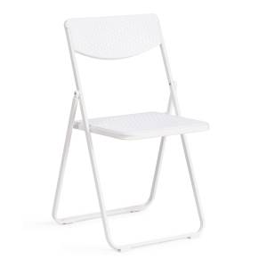 Стул складной FOLDER (mod. 3016) / 1 шт. в упаковке каркас: металл, сиденье/спинка: пластик, 48,5 х 48 х 82,5 см, white (белый) белый каркас: металл, сиденье/спинка: пластик