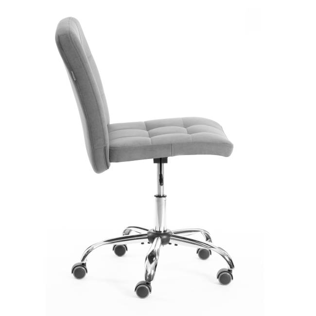 Комплект кресло+стул Medeo/Медео LT, велюр, серый/черный, 29 серый/черный флок