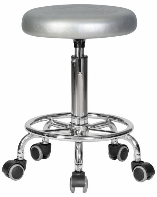 Табурет мастера DOBRIN BILLY, серебряный