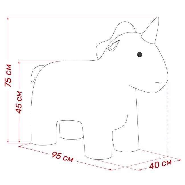 Пуф Leset Unicorn Omega 30, компаньон Enigma 24 Пуф Leset Unicorn Omega 30, компаньон Enigma 24