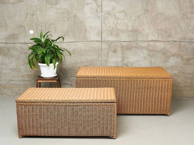 Набор из 2-х сундуков "KARL (140 и 120)", соломенный Набор из 2-х сундуков "KARL (140 и 120)", соломенный