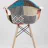 Кресло Eames DSW пэчворк