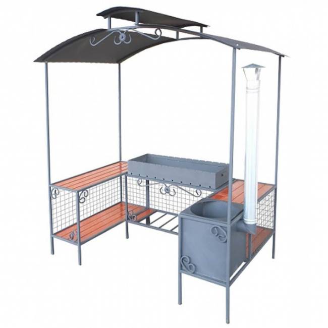 Мангал с печкой ММ-27 Мангал с печкой ММ-27