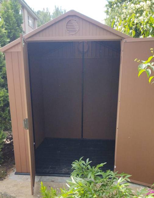 Сарай "Дарвин 6х6" (размеры 183 х 182 см), коричневый Сарай "Дарвин 6х6" (размеры 183 х 182 см), коричневый