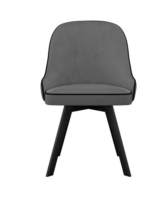 Стул DikLine 266M поворотный, E31 серый, ножки черные