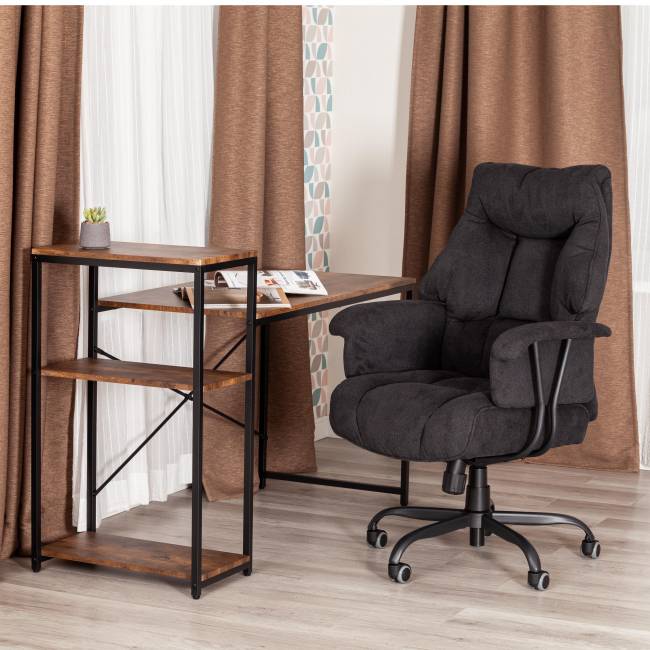 Кресло BROOKLYN ткань, черный черный ткань Кресло BROOKLYN ткань, черный черный ткань