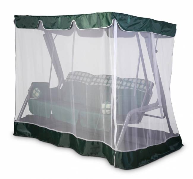 Тент-крыша + москитная сетка Элит Люкс Плюс 240х123х175, зеленый
