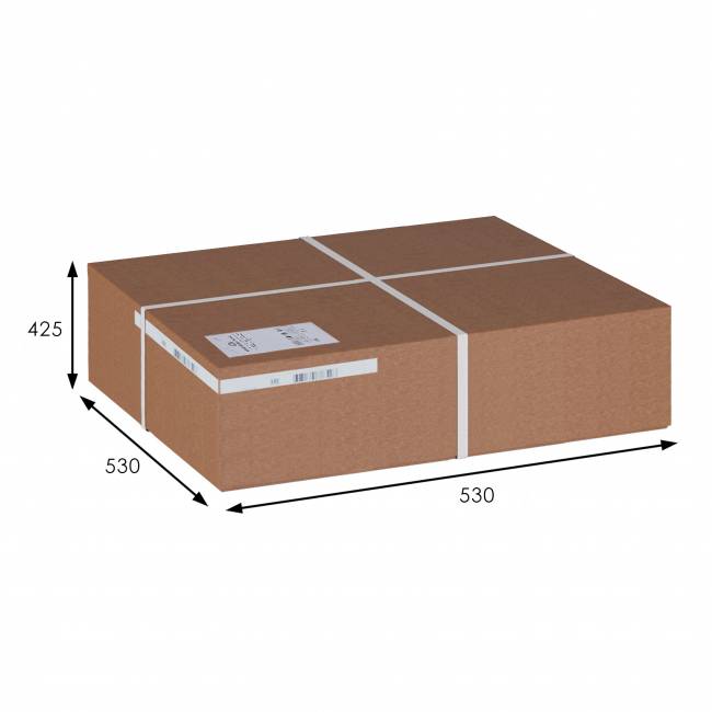 Столик кофейный SHT-CT6-2 белый муар