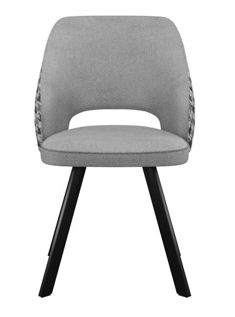 Стул DikLine 274 поворотный SB6/A3 св.сер, ножки черные