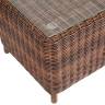 "Кон Панна" столик журнальный из искусственного ротанга, цвет коричневый "Кон Панна" столик журнальный из искусственного ротанга, цвет коричневый