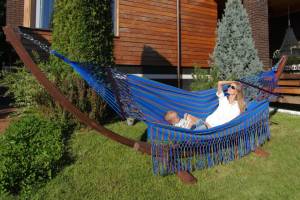 Гамак двухместный TULIP синий