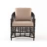 "Блисс" кресло из искусственного ротанга, цвет бронзовый