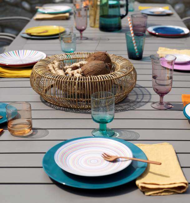 Стол пластиковый раздвижной Alloro 140 Extensible тортора 1400-2100х1000х730 мм