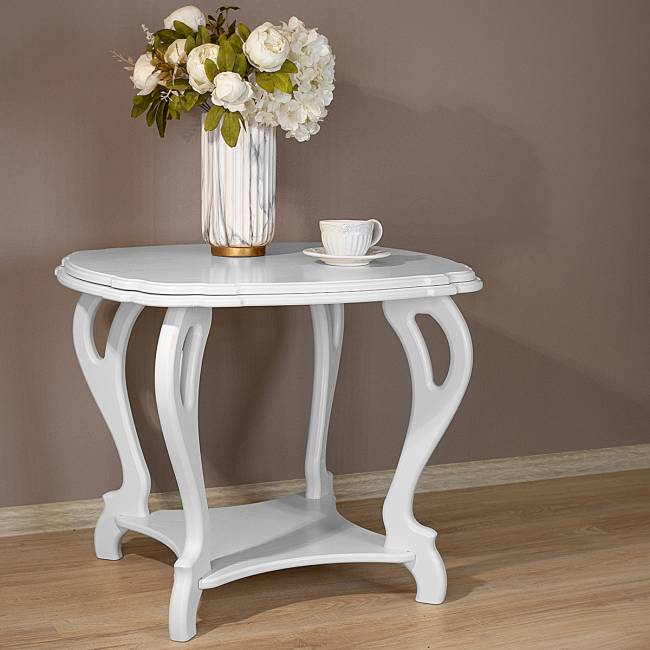 Стол журнальный Кофейный П молочный дуб Л Стол журнальный Кофейный П молочный дуб Л