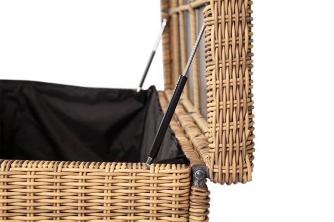 "Порту" сундук водонепроницаемый из искусственного ротанга, цвет соломенный "Порту" сундук водонепроницаемый из искусственного ротанга, цвет соломенный