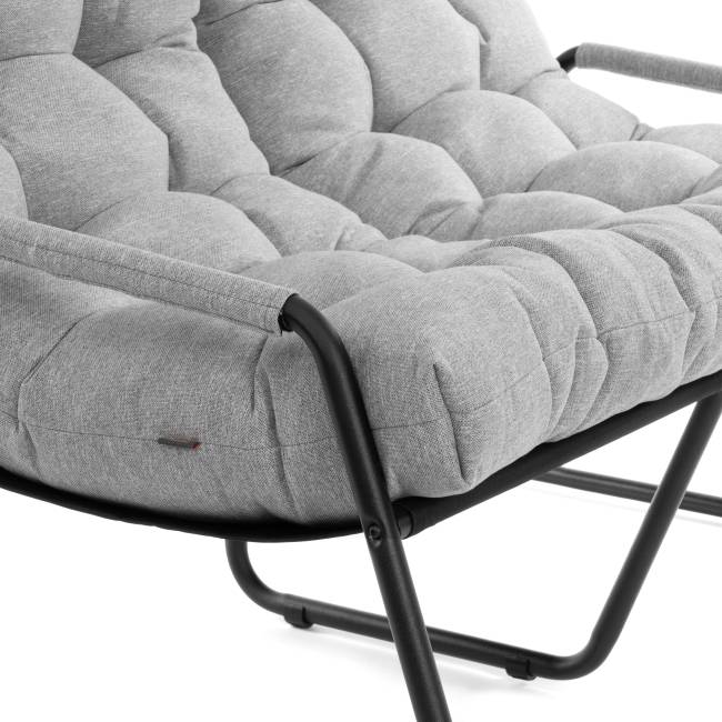 Диван Ergo/Эрго рогожка, серо-бежевый, 3м16/2 светло-серый рогожка