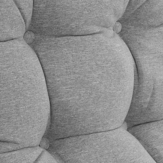 Диван Ergo/Эрго рогожка, серо-бежевый, 3м16/2 светло-серый рогожка