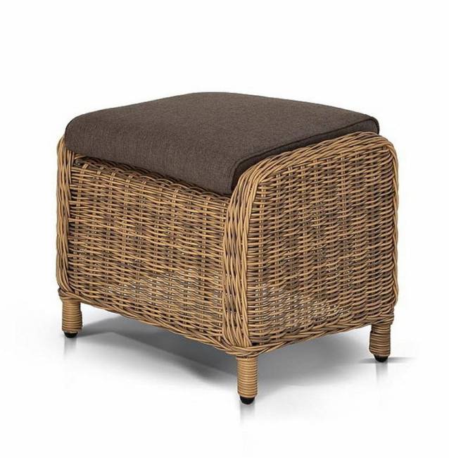 "Толедо" пуф плетеный, цвет соломенный "Толедо" пуф плетеный, цвет соломенный