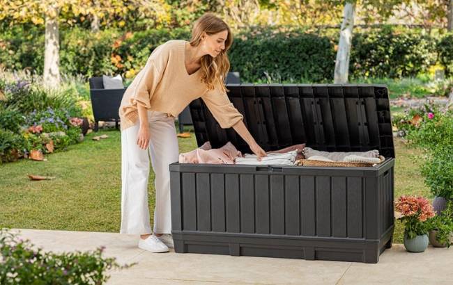 Сундук Кенвуд (KENTWOOD STORAGE BOX) 350л, графит