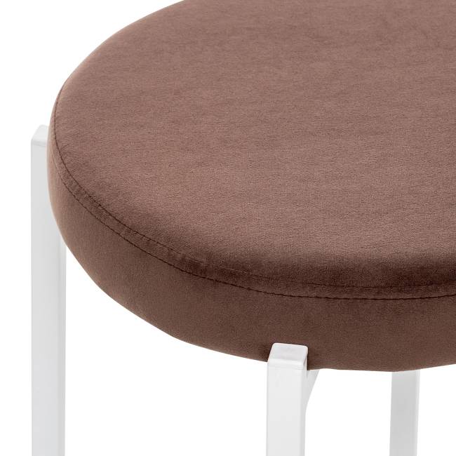 Табурет Leset Авис профиль Ultra Chocolate Белый Табурет Leset Авис профиль Ultra Chocolate Белый