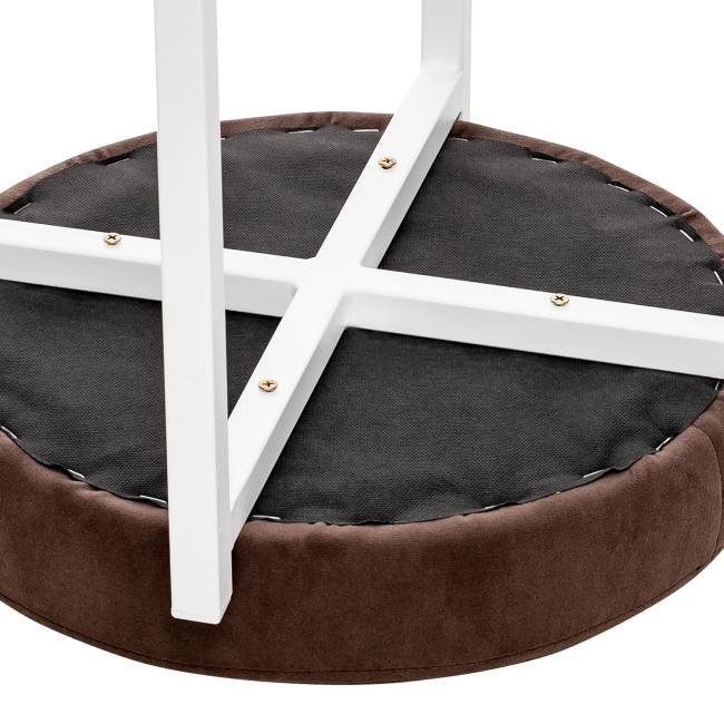 Табурет Leset Авис профиль Ultra Chocolate Белый Табурет Leset Авис профиль Ultra Chocolate Белый