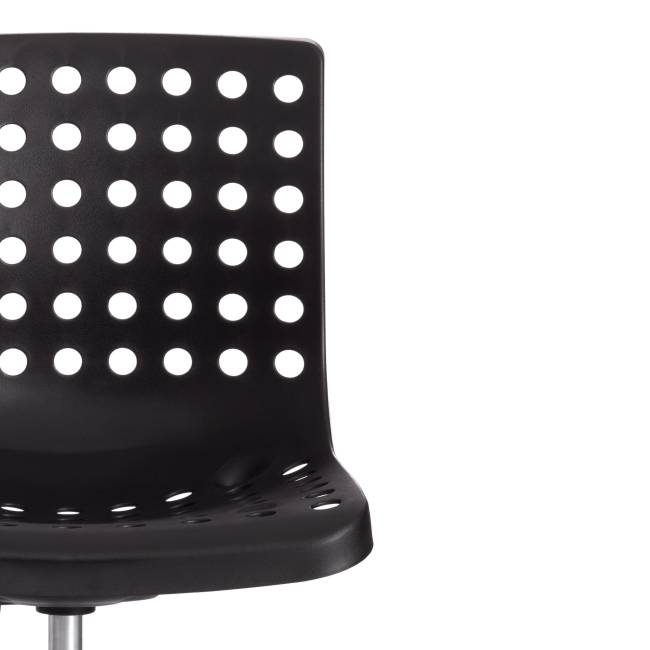 Офисное кресло SKALBERG OFFICE (mod. C-084-B) / 1 шт. в упаковке металл/пластик, Black (черный) черный металл/пластик