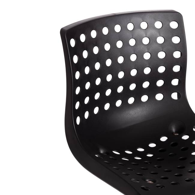 Офисное кресло SKALBERG OFFICE (mod. C-084-B) / 1 шт. в упаковке металл/пластик, Black (черный) черный металл/пластик