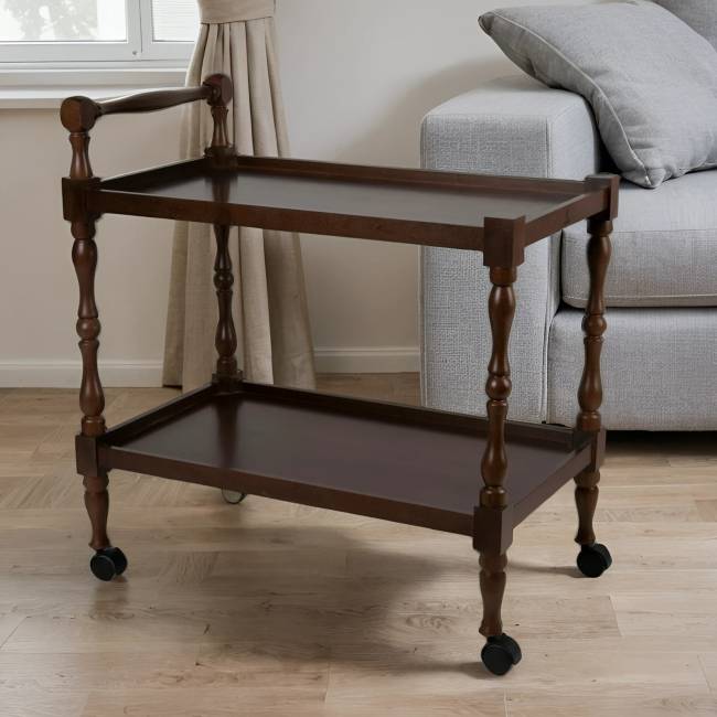 Стол сервировочный Бридж средне-коричневый Стол сервировочный Бридж средне-коричневый