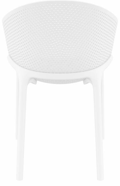 Кресло пластиковое Sky белый 540х600х810 мм