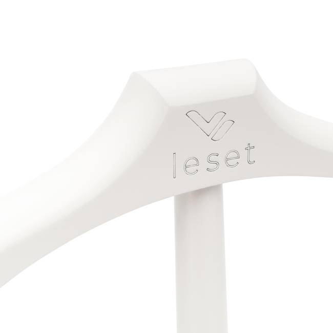 Вешалка со стулом Leset Атланта Белый Коричневый Белый