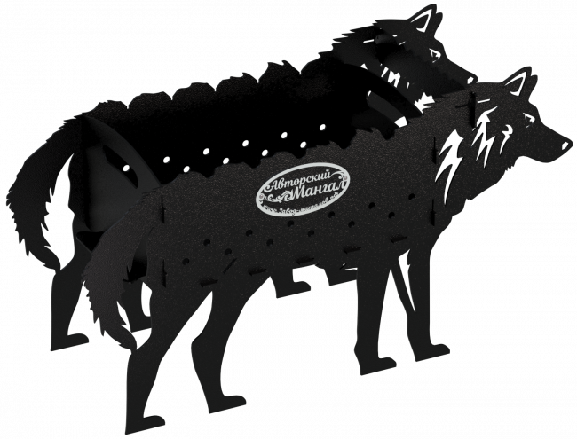 Мангал разборный "Волк", ST3, 3мм