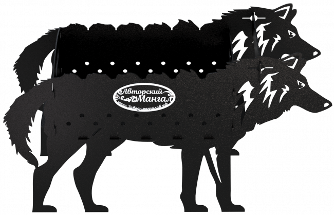 Мангал разборный "Волк", ST3, 3мм