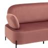 Диван Кэнди велюр пыльно-розовый