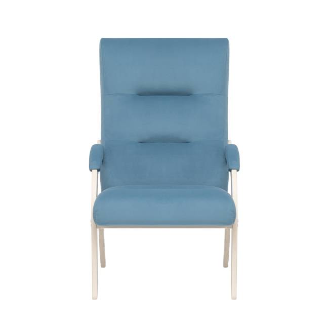 Кресло Leset Дэми Слоновая кость V47 синий