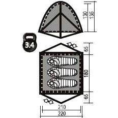 Палатка Indiana Lagos 3 Палатка Indiana Lagos 3