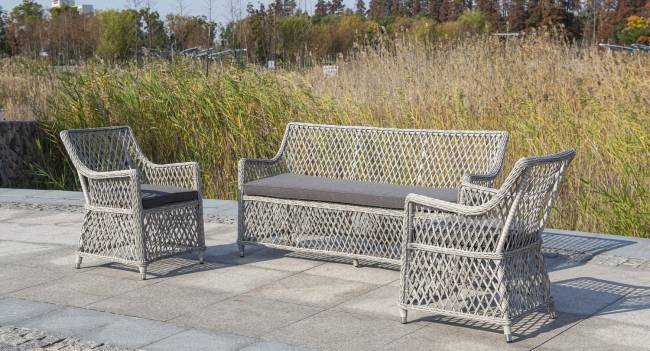 "Латте" плетеное кресло из искусственного ротанга, цвет бежевый "Латте" плетеное кресло из искусственного ротанга, цвет бежевый