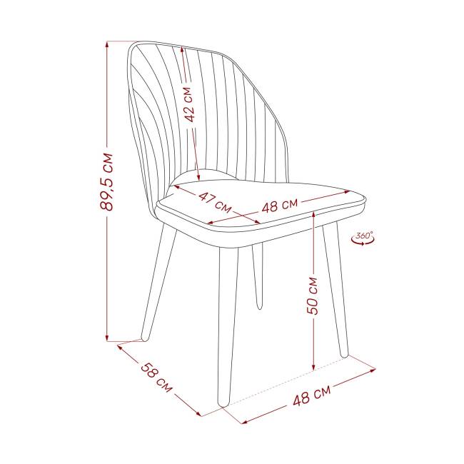 Стул Leset Арман 360 (поворотный механизм) Графит Белый Стул Leset Арман 360 (поворотный механизм) Графит Белый