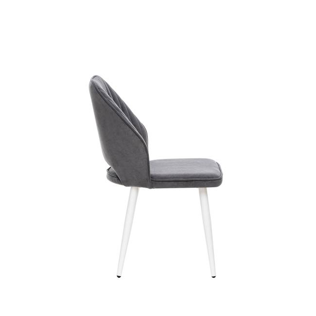 Стул Leset Арман 360 (поворотный механизм) Графит Белый Стул Leset Арман 360 (поворотный механизм) Графит Белый