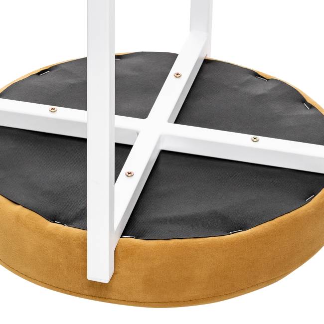 Табурет Leset Авис профиль Ultra Mustard Белый Табурет Leset Авис профиль Ultra Mustard Белый