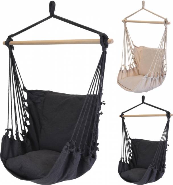 Кресло-гамак с подушкой, полиэстер/хлопок Кресло-гамак с подушкой, полиэстер/хлопок