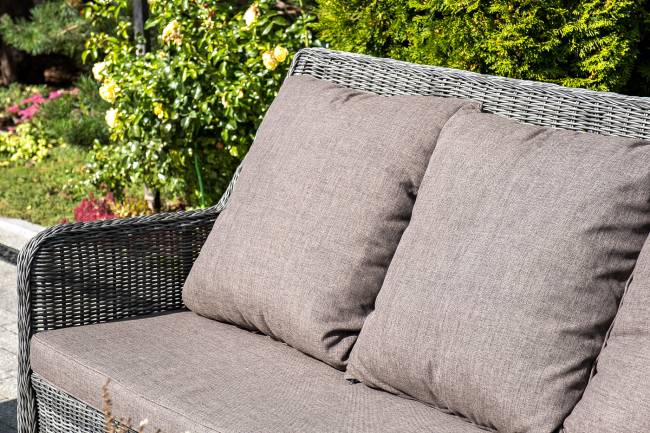 "Гляссе" лаунж-зона из искусственного ротанга, цвет графит "Гляссе" лаунж-зона из искусственного ротанга, цвет графит