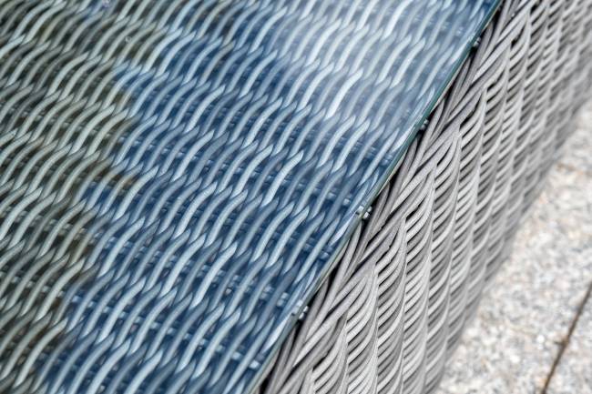 "Гляссе" лаунж-зона из искусственного ротанга, цвет графит "Гляссе" лаунж-зона из искусственного ротанга, цвет графит