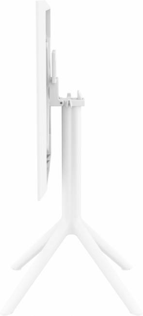 Стол пластиковый складной Sky Folding Table 60 белый 600х600х740 мм Стол пластиковый складной Sky Folding Table 60 белый 600х600х740 мм