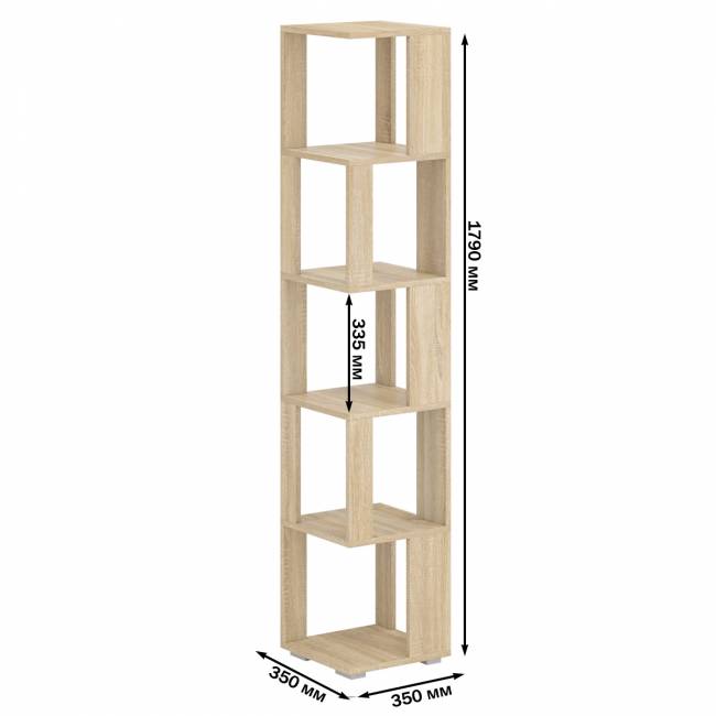 Комплект их 2-х стеллажей цвет дуб сонома Комплект их 2-х стеллажей цвет дуб сонома