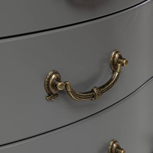 Тумба прикроватная Leset "Джульетта" (3 ящ.) Серый ясень