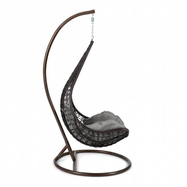 Кресло подвесное  SC-010 с подушкой, черное