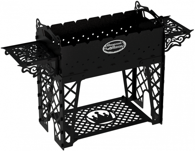 Мангал разборный "Царский", стандарт, ST3, 3мм Мангал разборный "Царский", стандарт, ST3, 3мм