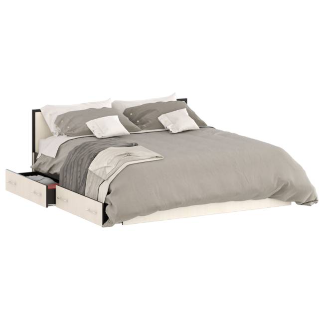 Сакура Кровать 1800 цвет венге/дуб лоредо