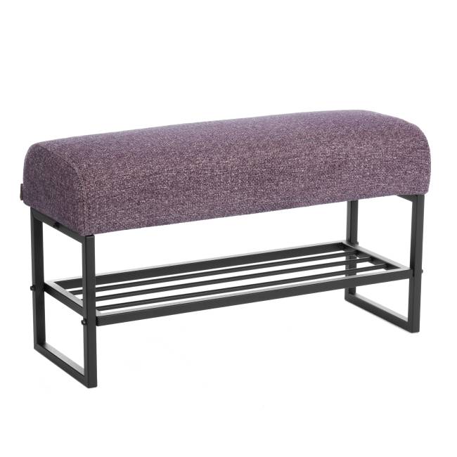 Банкетка-обувница Charli Lux/Чарли Люкс велюр/букле, vt шейп какао VT shape wood rose велюр/букле